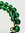 Bonita aus grünem Muranoglas